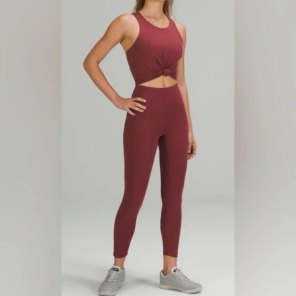 NWOT Lululemon Invigorate Training Tank Top Mulled Wine - Picture 2 of 8